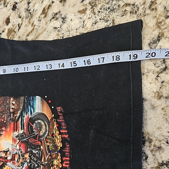 Harley-Davidson Black Tank Top with Red Graphic - Picture 7 of 7